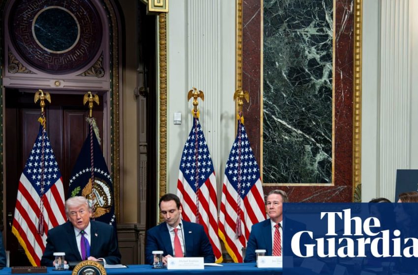  US tech firms pledge at White House to bear costs of energy for datacenters | US news