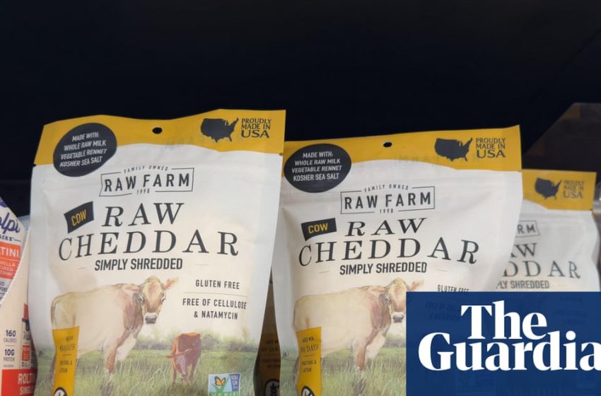  Cheese from largest US raw milk distributor linked to E coli outbreak | US news