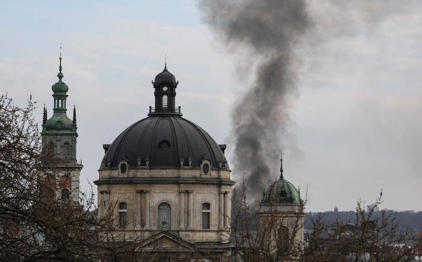  Russian attack on World Heritage sites in Lviv causes uproar
