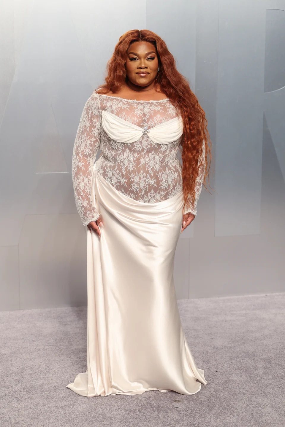 Da'Vine Joy Randolph at the 2026 Vanity Fair Oscars Party wearing custom Karla Gil.