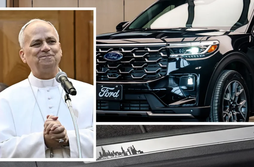  See the secret SUV Ford built for Pope Leo in his native Chicago