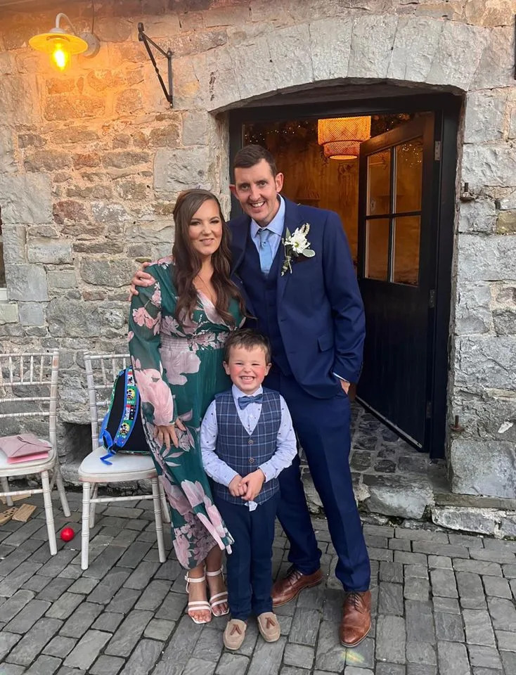 Jodie Boulton and her familyCredit: Jodie Boulton/Brain Tumour Research