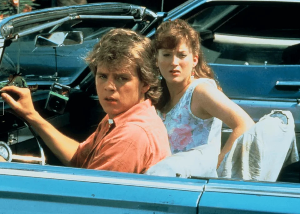 Kim Myers and Mark Patton in ‘A Nightmare on Elm Street 2: Freddy's Revenge’. -
