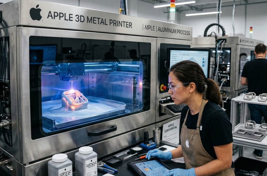 MacBook Neo’s Manufacturing Involves A New Process That Saves As Much Aluminum As Possible, Now Apple Is Moving To The Next Step; 3D Printing The Same Metal