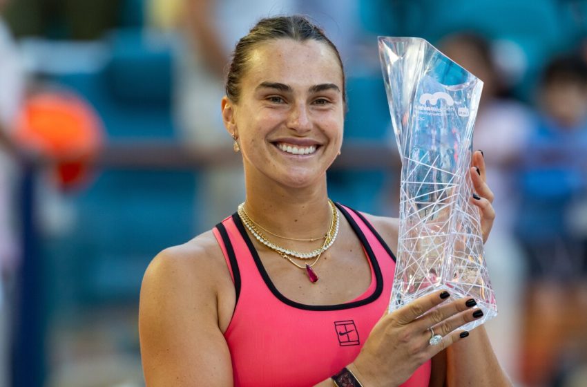  Aryna Sabalenka beats Coco Gauff in Miami Open final to complete ‘Sunshine Double’