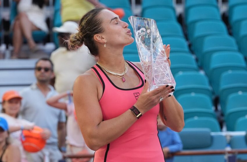  Aryna Sabalenka beats Coco Gauff in the Miami Open final