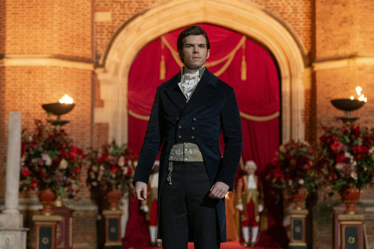 Luke Newton in 'Bridgerton'