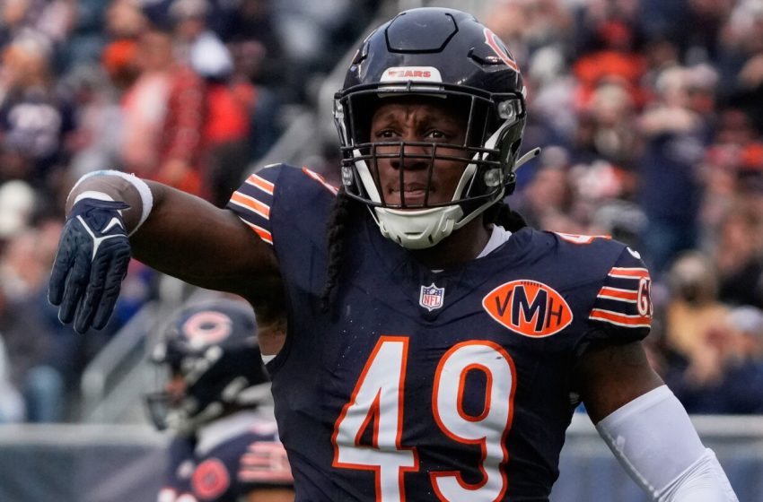 Bears will release LB Tremaine Edmunds