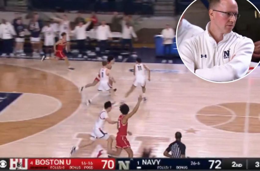  Boston University’s stunning upset of Navy comes with clock controversy