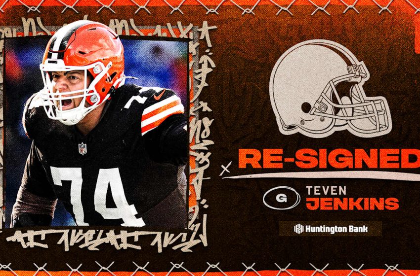  Browns re-sign G Teven Jenkins