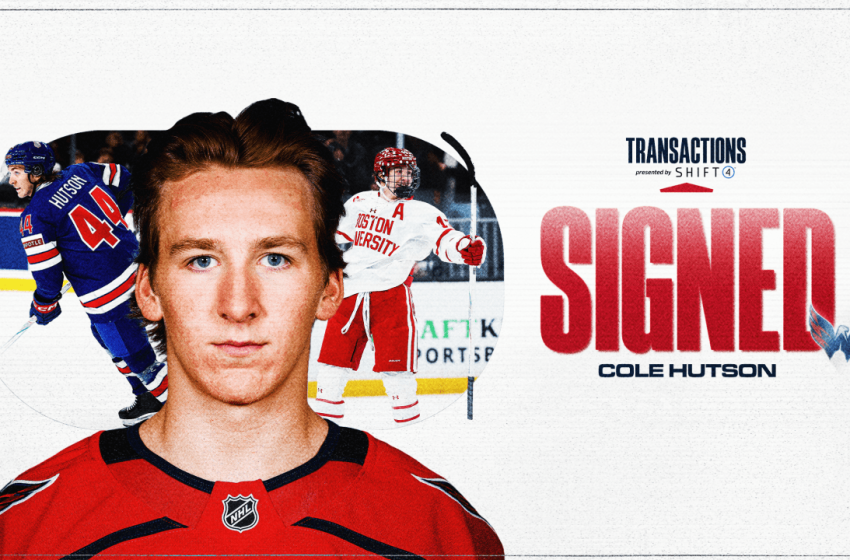 Capitals Sign Cole Hutson | Washington Capitals