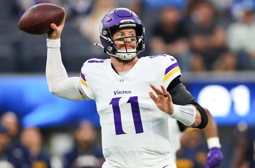 Carson Wentz returns to Vikings on one-year deal; veteran joins J.J. McCarthy, Kyler Murray in QB room