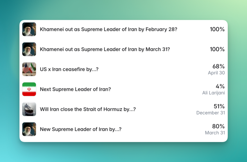  With Iran War, Kalshi and Polymarket Bet That the Depravity Economy Has No Bottom