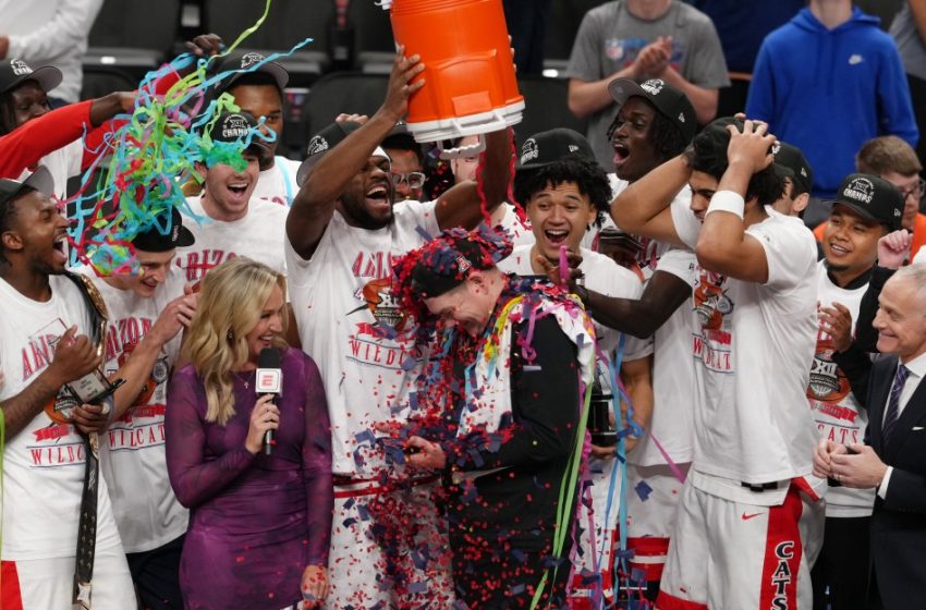  College basketball world reacts to Arizona Wildcats winning Big 12 men’s basketball tournament