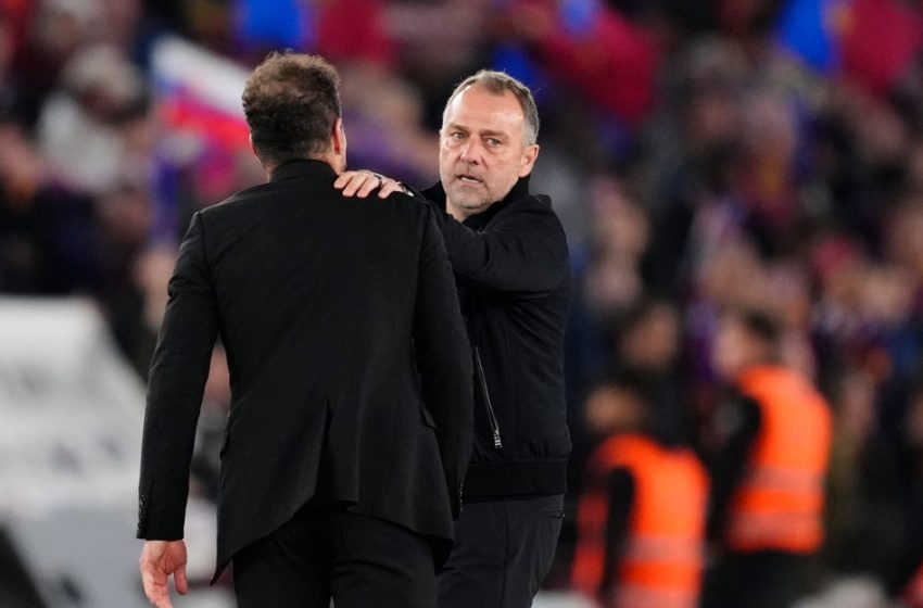  Diego Simeone reveals what he told Hansi Flick after Atletico knock Barcelona out of the Copa del Rey