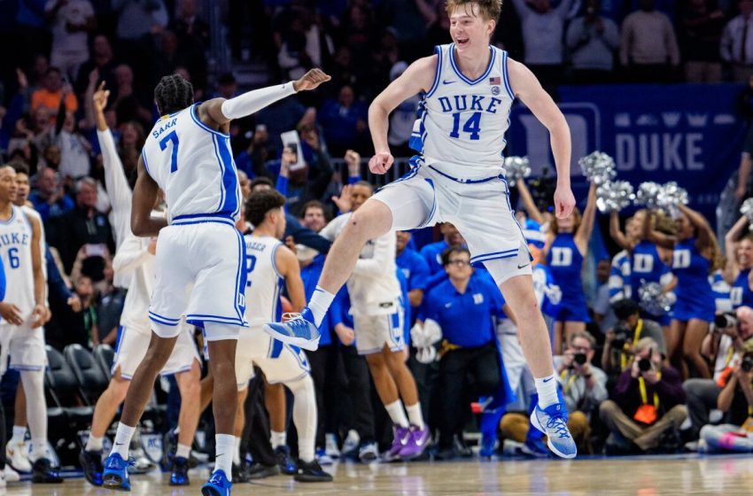  Duke No. 1 overall in men’s tournament, UConn women get top seed : NPR