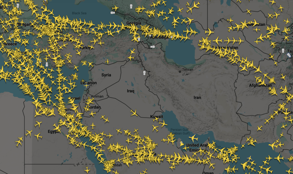 Flights during Iran war