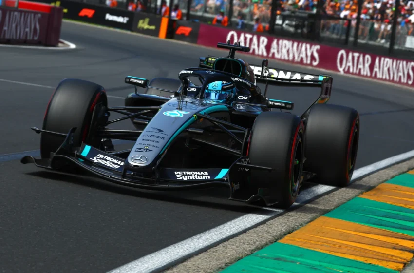  George Russell goes fastest in final Australia practice as Kimi Antonelli crashes late on