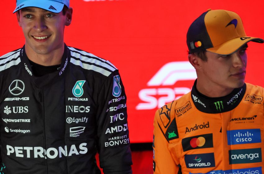  George Russell snaps back after Lando Norris criticism