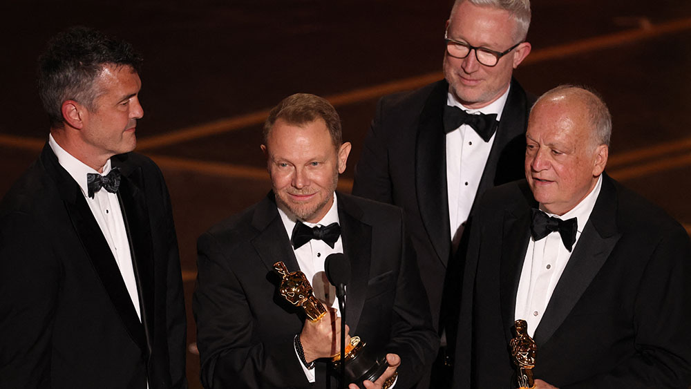 Eric Saindon, Richard Baneham, Daniel Barrett and Joe Letteri Avatar Fire and Ash Oscars 2026 H