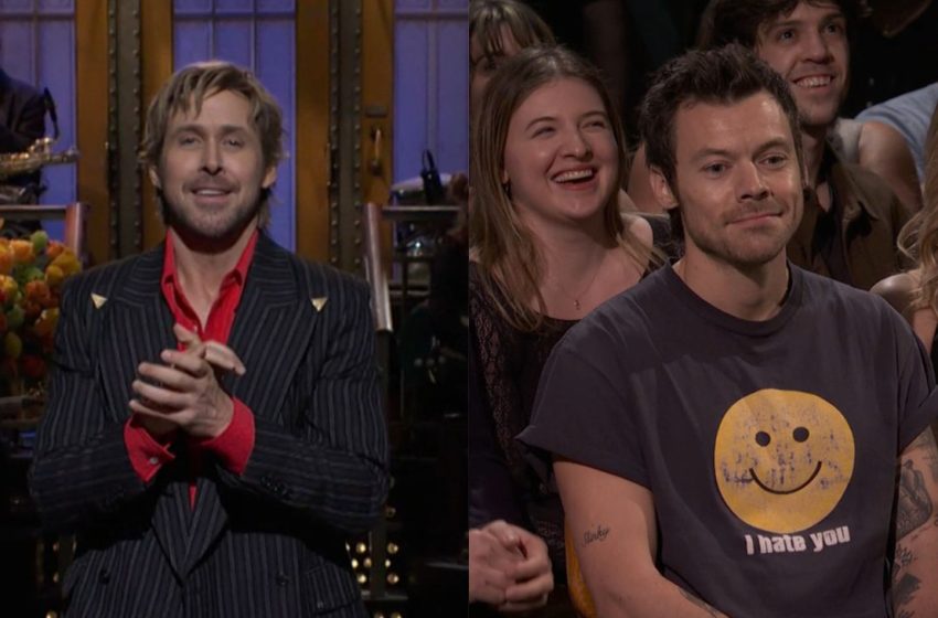  Harry Styles Crashes Ryan Gosling’s SNL Monologue