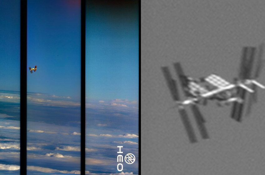  Satellite Captures Awesome Photo of ISS During Astronaut Spacewalk