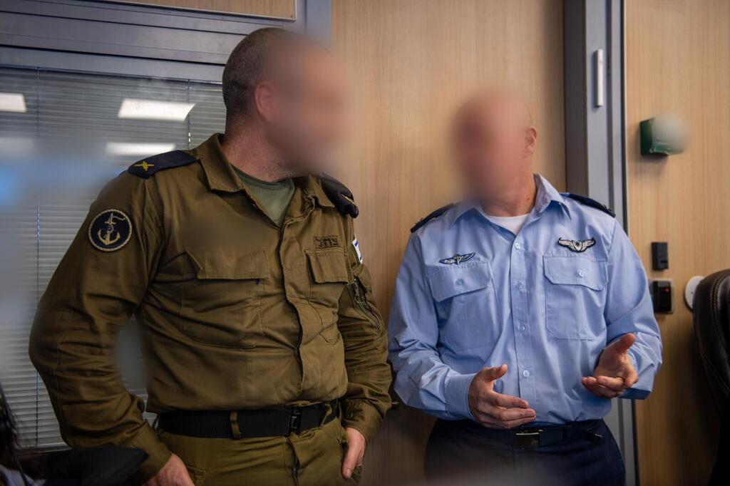 מפקדי חיל הים וחיל האוויר בעת ניהול התקיפות בצפון איראן