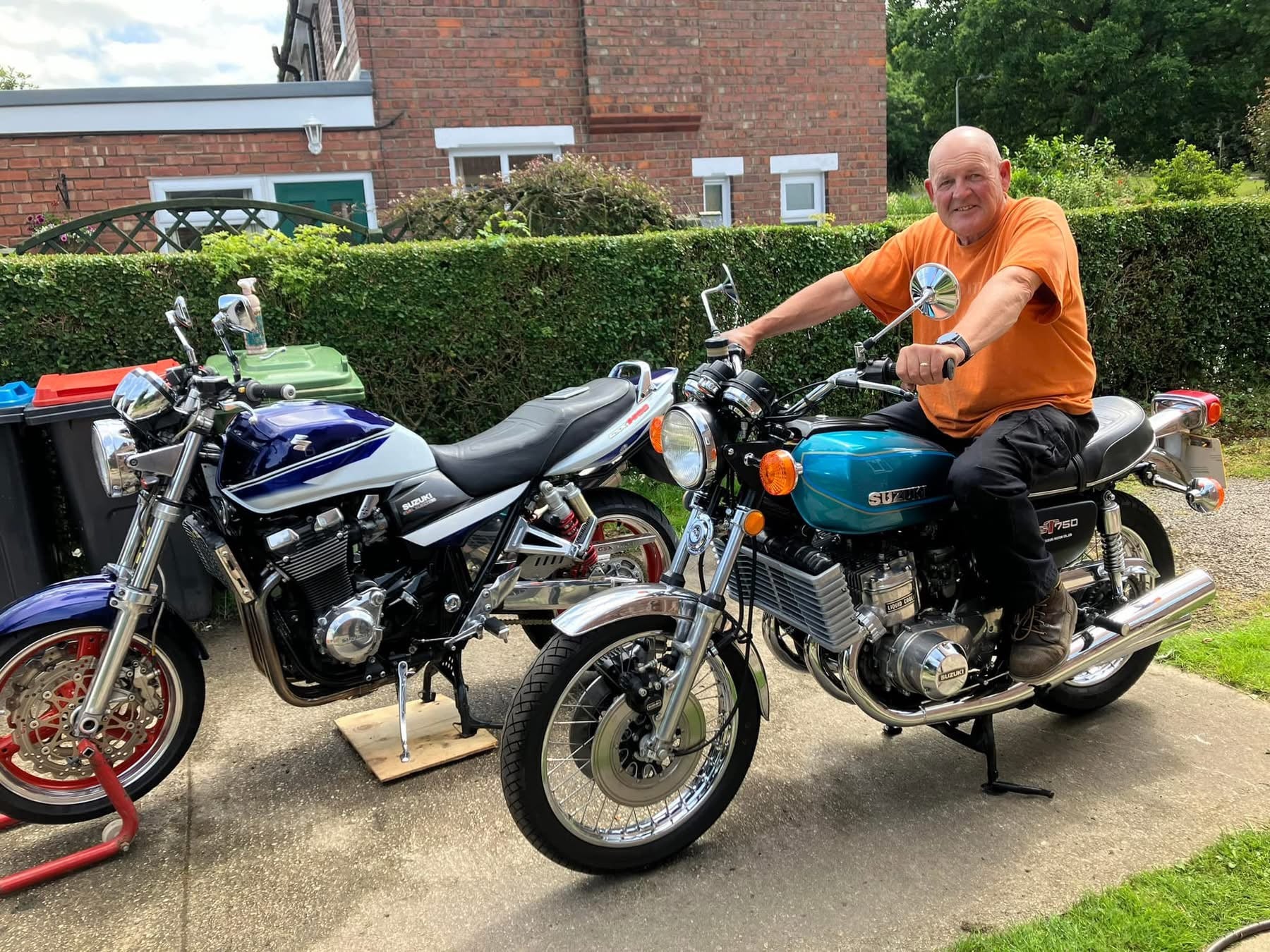 Tom Frith enjoyed going on motorbike holidays with his wife