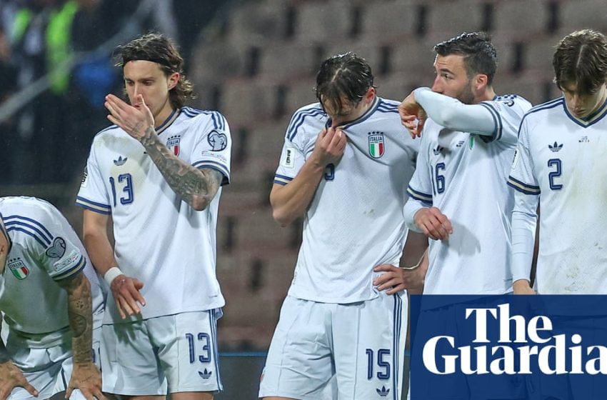  Italy miss out on World Cup again after Bosnia and Herzegovina’s shootout triumph | World Cup 2026 qualifiers