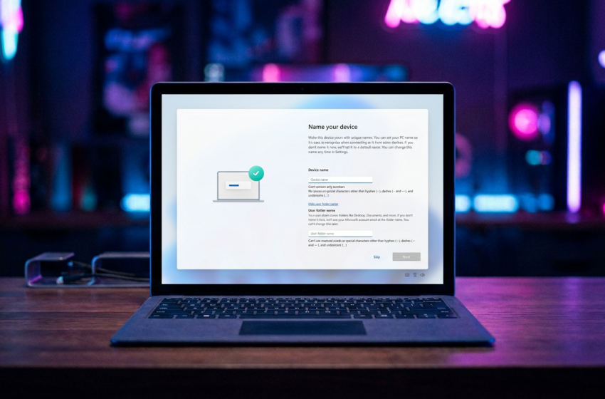  Windows 11 will let you name your user folder during setup
