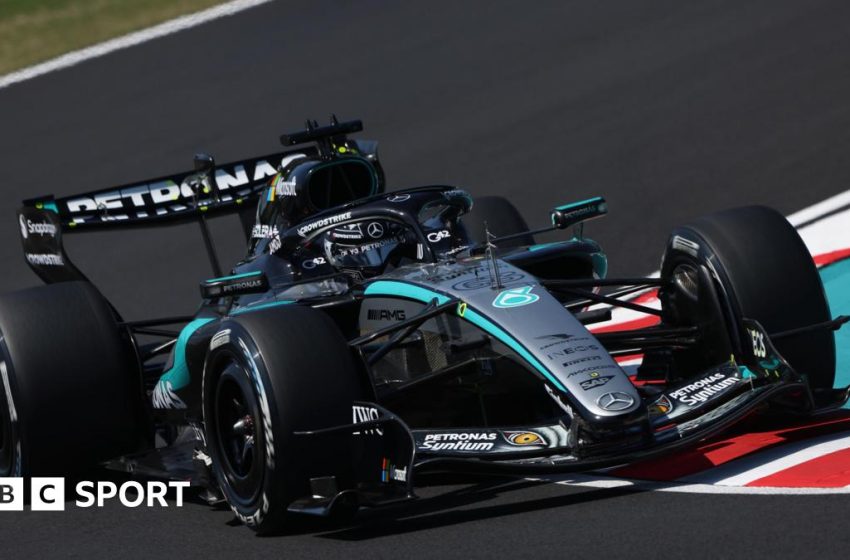  Japanese Grand Prix: George Russell fastest from Kimi Antonelli in Suzuka first practice