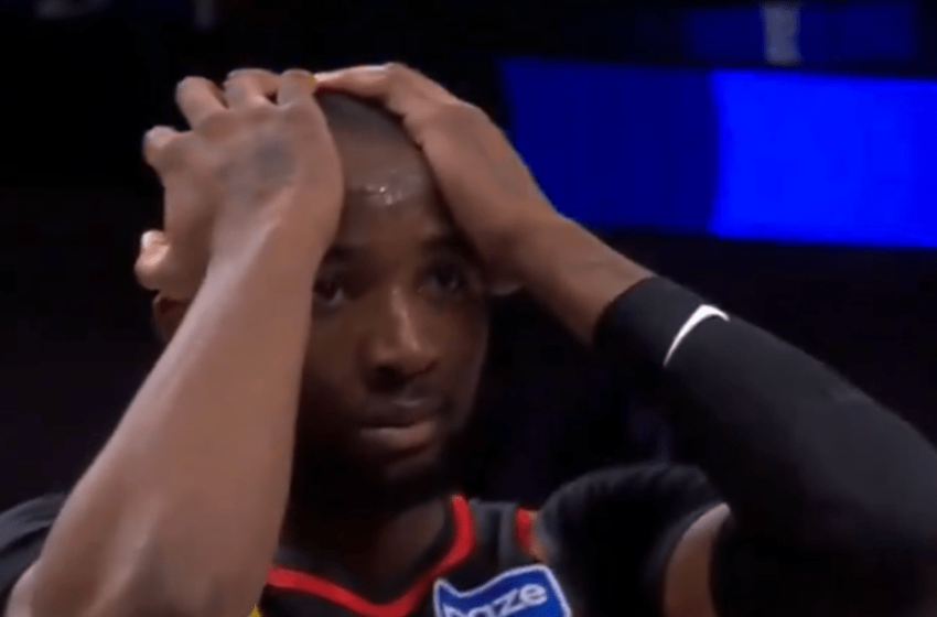  Jonathan Kuminga accidentally made one of NBA’s longest shots ever, and his reaction was perfect