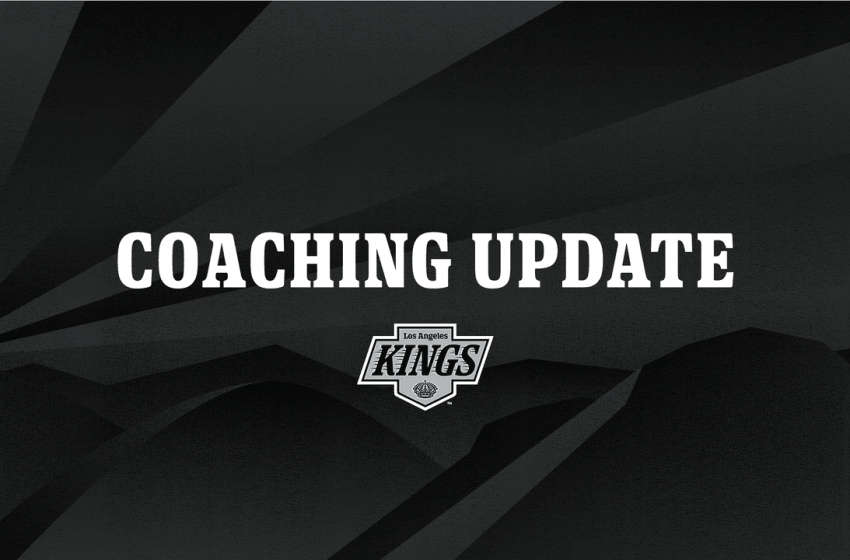  LA Kings Announce Coaching Update