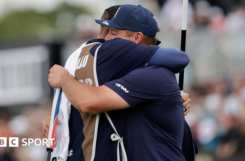  LIV Golf South Africa: Bryson DeChambeau breaks down in tears after play-off win over Jon Rahm secures back-to-back titles