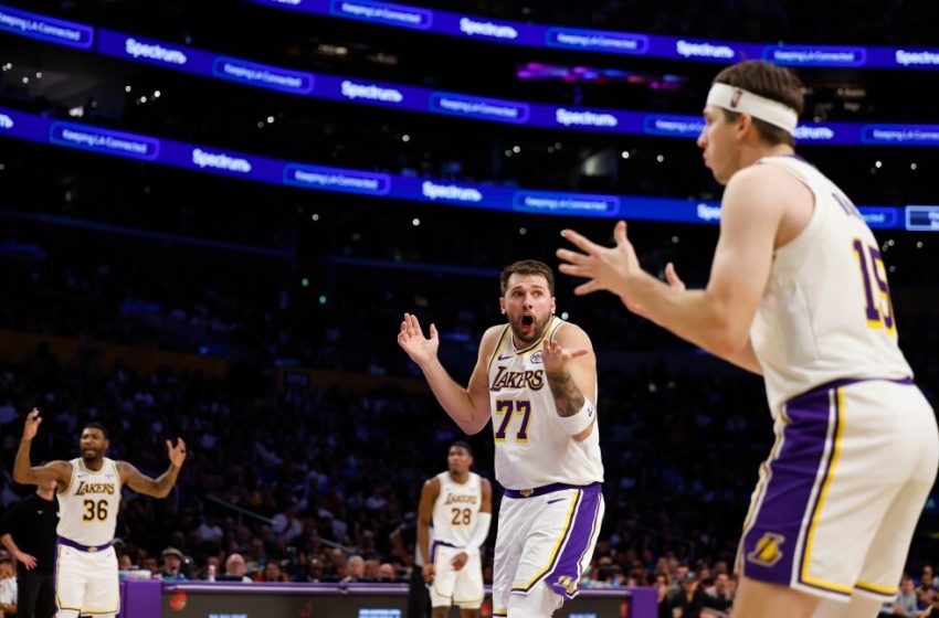  Lakers’ Luka Doncic fined $50,000 for gesture toward official