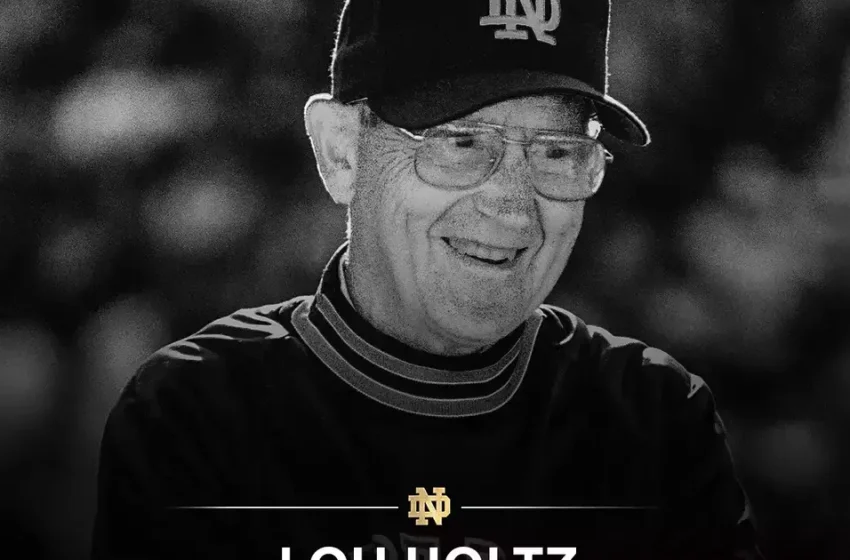  Legendary national championship coach Lou Holtz passes away | News | Notre Dame News