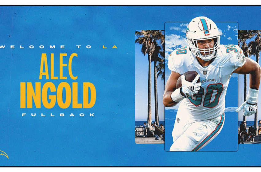  Los Angeles Chargers Agree to Terms with Pro Bowl Fullback Alec Ingold