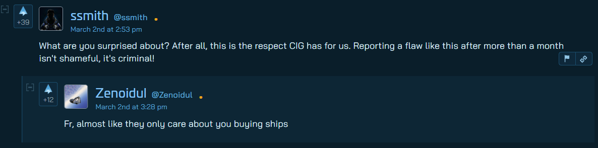 Star Citizen data breach forum discussion