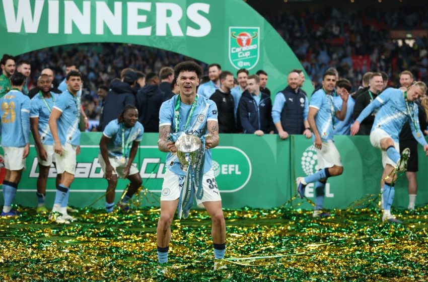  Man City dominates Arsenal to win English League Cup 2-0