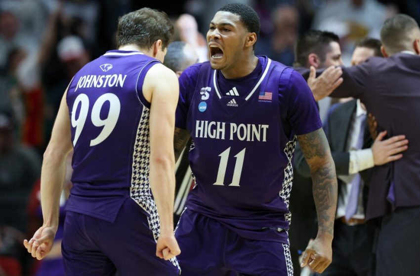  March Madness brackets busted by High Point and 3 other low seeds