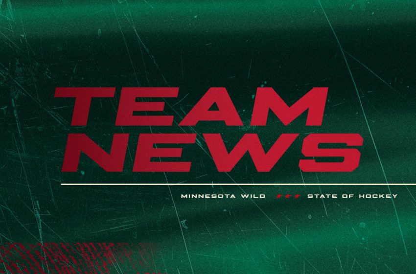  Minnesota Wild Acquires Defenseman Roman Schmidt From the Philadelphia Flyers in Exchange for Forward Boris Katchouk