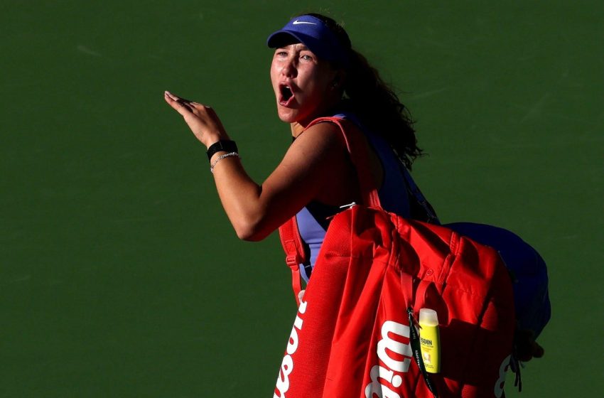  Mirra Andreeva curses at crowd after succumbing to pressure of Indian Wells title defense