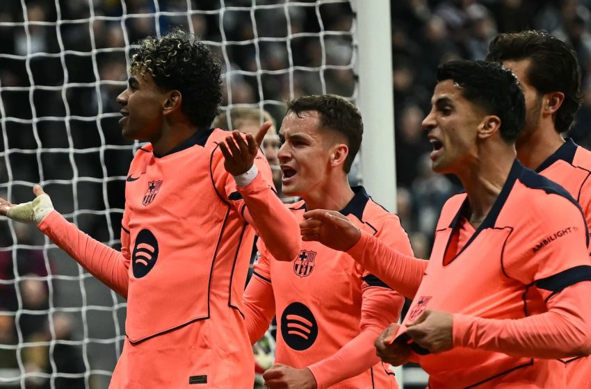  Newcastle vs Barcelona summary: score, stats, goals, & highlights | UEFA Champions League Round of 16