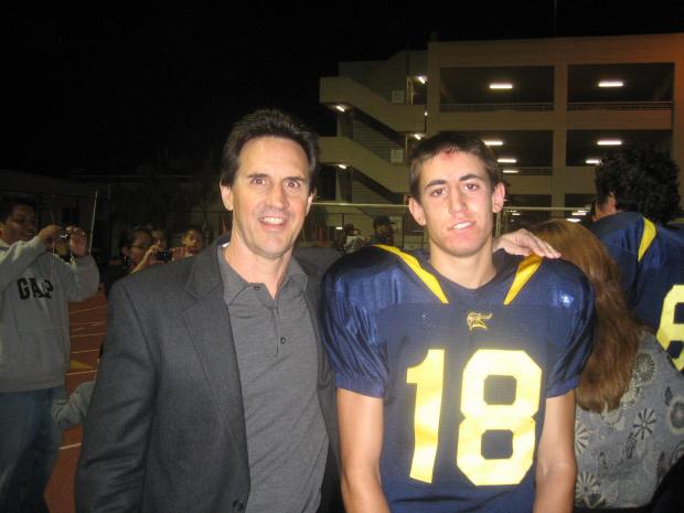 Brandon Nelson played on the varsity football team at Santa Monica High School. (Courtesy of the Nelson family)