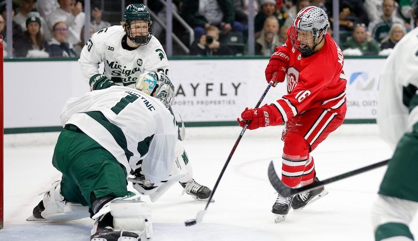  Ohio State Men’s Hockey Upsets No. 1 Seed Michigan State to Advance to Big Ten Tournament Final