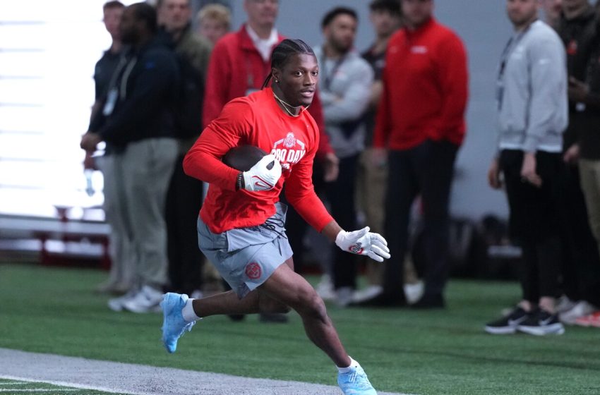  Ohio State WR Carnell Tate has six pre-draft visits