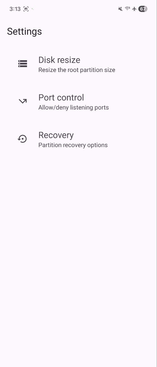 One UI 8 Linux Terminal storage slider Dylan H 1
