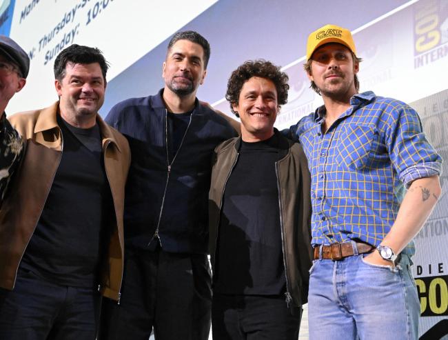 Christopher Miller, Drew Goddard, Phil Lord, Ryan Gosling at the 