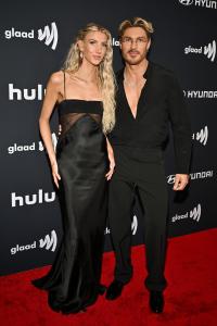 Kitty-blu Appleton and Chris Appleton at the 37th GLAAD Media Awards held at the Beverly Hilton on March 05, 2026 in Beverly Hills, California.