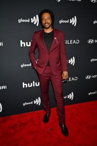 Samba Schutte at the 37th GLAAD Media Awards held at the Beverly Hilton on March 05, 2026 in Beverly Hills, California.